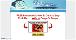 Desktop Screenshot of getandstayhard.com